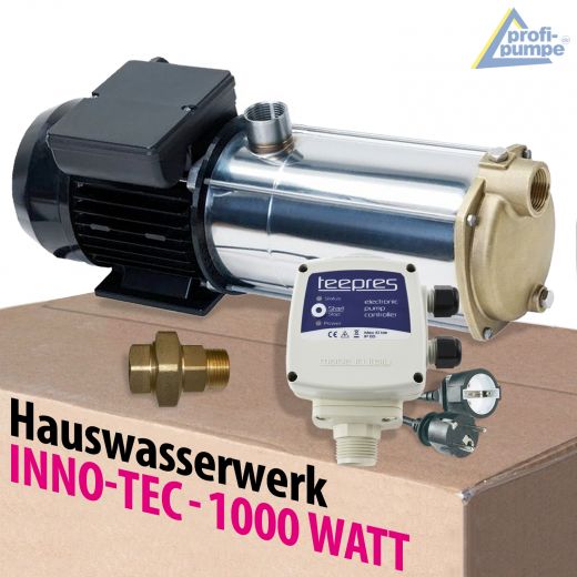 Hauswasserwerk INNO-TEC 1000 Selbstansaugende mehrstufige Kreiselpumpe mit TEEPRES® verkabelt