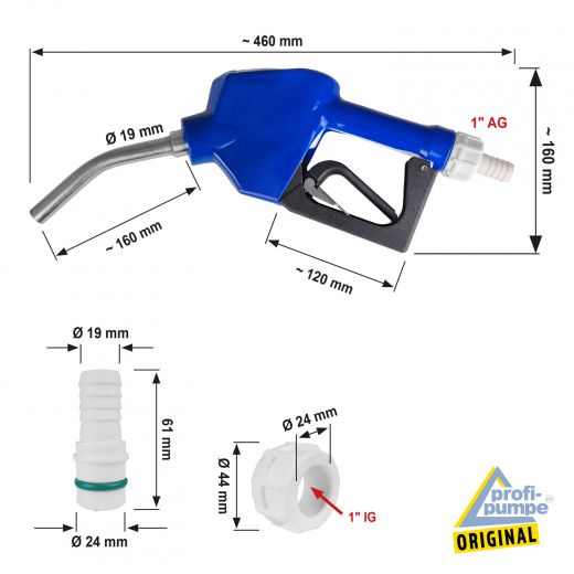 AdBlue automatik Zapfpistole 