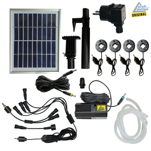 Hybrid Solar 2,5W System: Teichpumpen-Set 