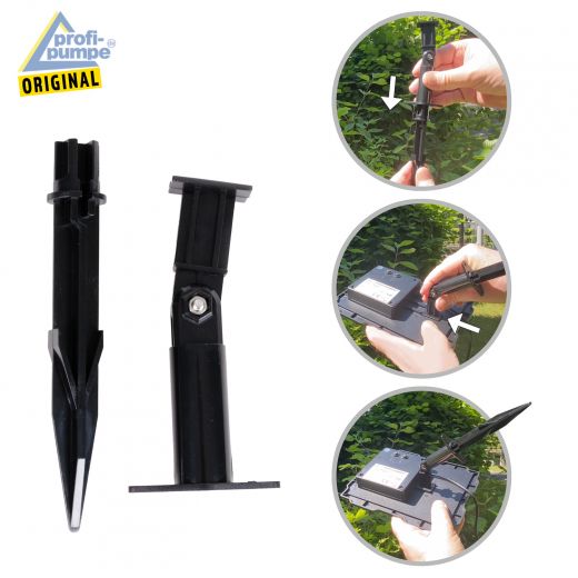 Solar Panel mit Akku 9V 3 Watt - Erspiess Anbringung