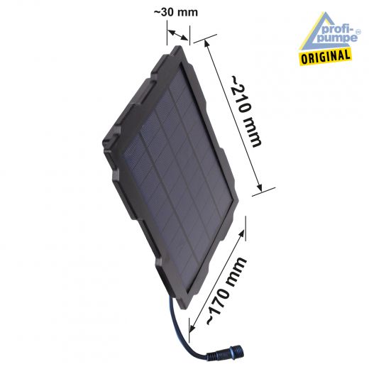 Solar Panel mit Akku 7,4V 3 Watt