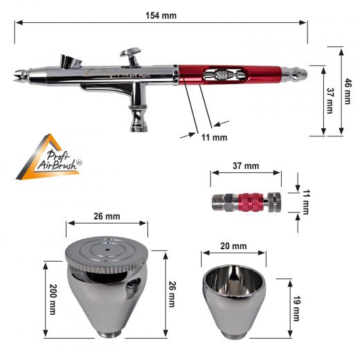 Airbrush-Pistole, Airbrushpistole Gravity Pistole