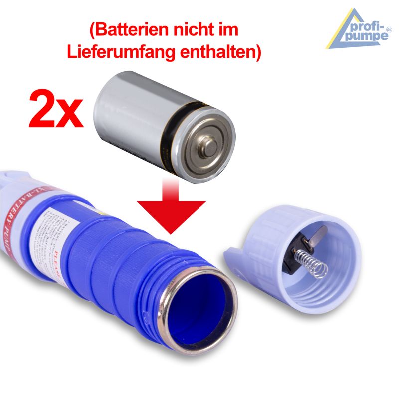 Handpumpe - Antrieb durch Batterien - Wasser - Diesel - 8 l/min