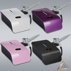 Profi-AirBrush Mini Kompressor-Sets Carry IV-TC mit Zubehörauswahl